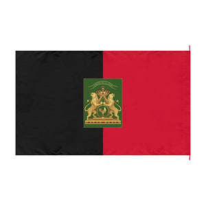 Hayti (Haiti) Imperial Black & Red Outdoor Flag with Imperial Coat of Arms - 1805-1806
