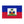 Haiti National Blue & Red Outdoor Flag with White Insert Coat of Arms (1987)